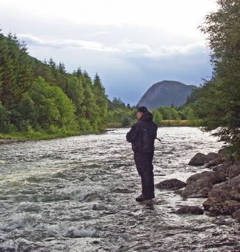 Fin vannstand i Årdalselva