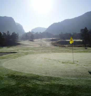 Golfbanen på Jøssang, like utenfor Jørpeland.