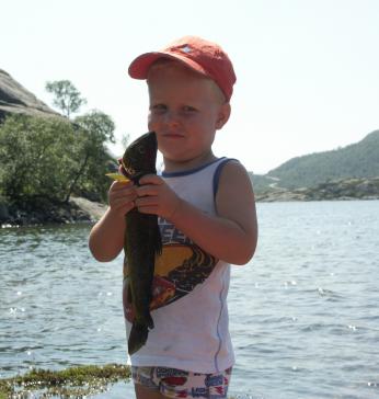 Tidlig "krokes"...! Aldri noe problem å sikre god kveldsmat i Lyngsheia.